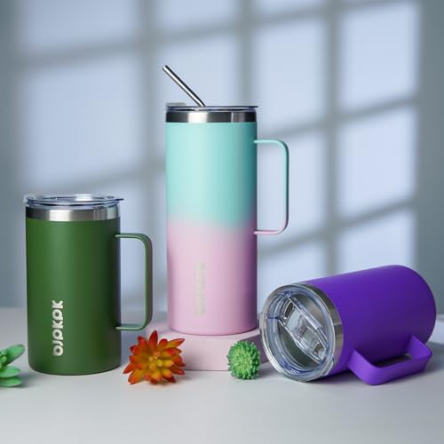 25oz Insulated Coffee Mug with Handle