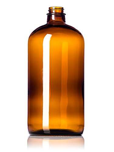 32oz Amber Glass Bottles (2 Count)
