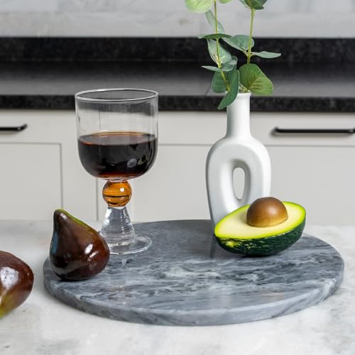 Brazilian Round Marble Cutting Board for Kitchen