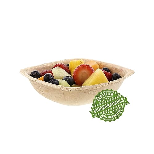 Disposable Bamboo 5" Square Bowl