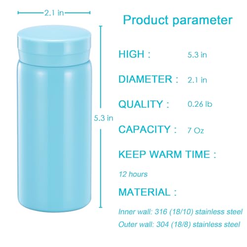Mini Thermos Cute Water Bottle