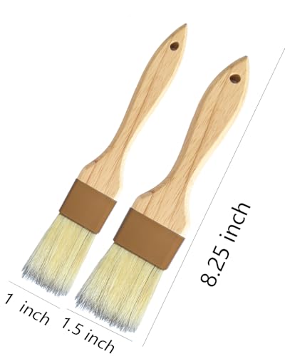 Pastry Basting Brush Natural Bristle (3 Count)