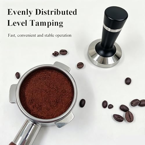 Coffee 51mm Tamper Espresso Hand Tamper 304 Stainless Steel Espresso Coffee Tamper