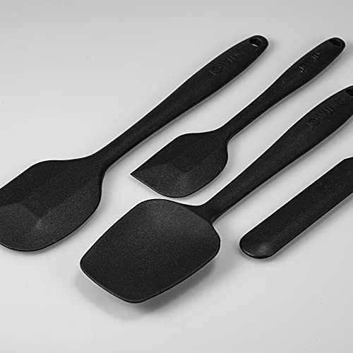 4 Piece Silicone Spatula Set with Stainless Steel Core (4 Count)