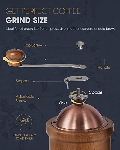 POLIVIAR Manual Coffee Grinder