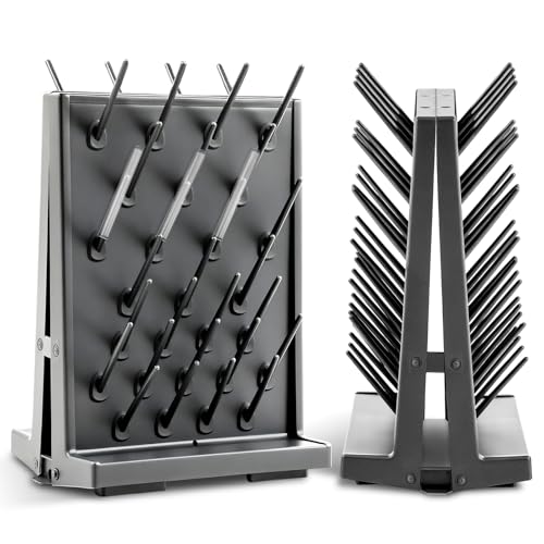 1 Pcs 54 Pegs Lab Drying Racks Double Sided Pegboard Bench