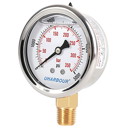 Glycerin Pressure Gauge 5000psi