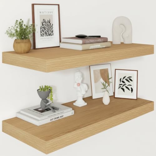 12 Deep Floating Shelves 30x12” Set of 2 (2 Count)