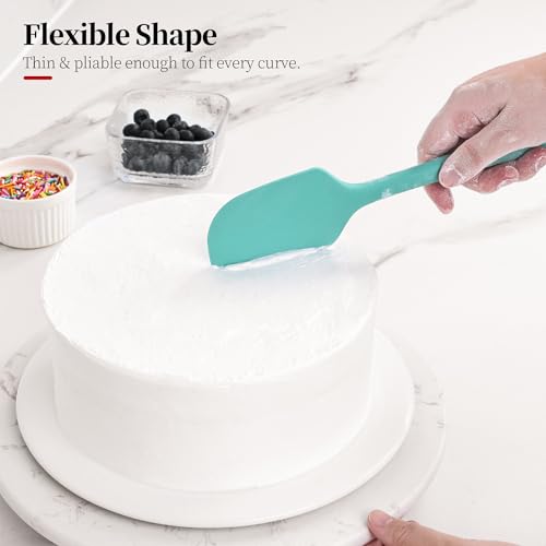 600ºF Heat Resistant Large Silicone Spatula for Baking