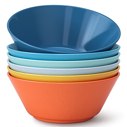 50 Oz Wheat Straw Bowls Set of 6