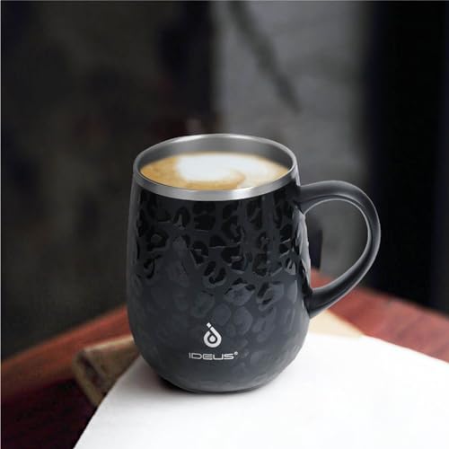 16 oz Insulated Coffee Mug with Lid and Handle