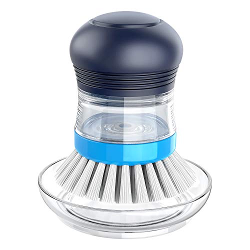 Soap Dispensing Palm Brush Storage Set