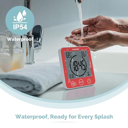 Shower Clock Waterproof Bathroom Timer