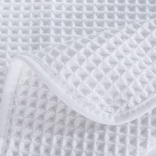 430 GSM Poly Blend Microfiber Quick Dry Waffle Bath Towel (4 Count)