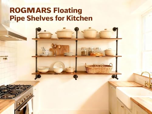 Industrial Pipe Wall Shelves Pipe Shelving