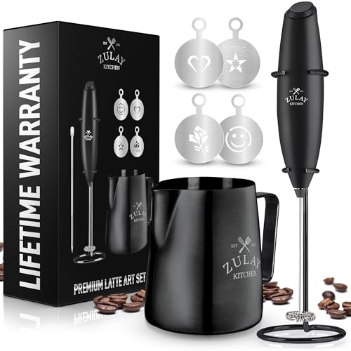 Zulay Premium Gift Milk Frother Set