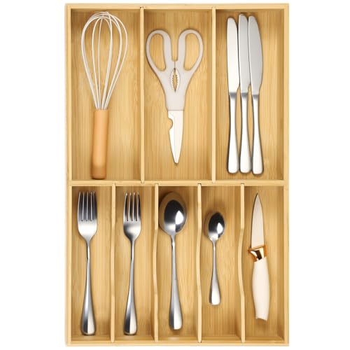 Silverware Organizer for Kitchen Drawers