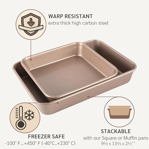 9 x 13 inch Cake Baking Pan Nonstick