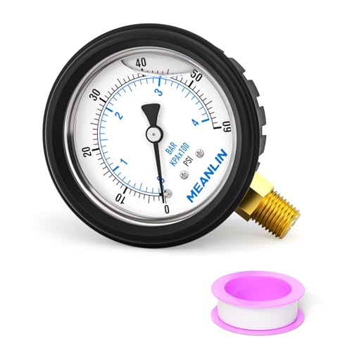 0~60Psi Stainless Steel Liquid Filled Pressure Gauge 1