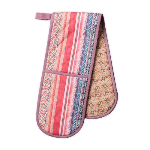 Double Oven Mitts 100% Cotton Double Oven Glove