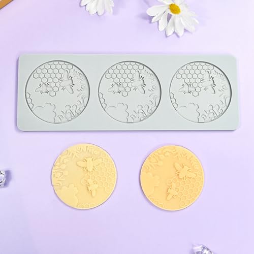 3D Honeycomb Lace Fondant Mold Lace Beehive Wedding Cake Silicone Mousse Sugar Craft Icing Mat Pad Pastry Baking Tool