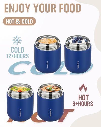 17oz Insulated Food Jar with Spoon