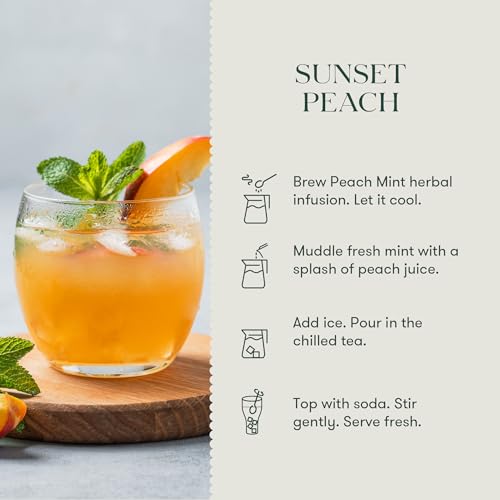 Estates Peach Mint Herbal Tea