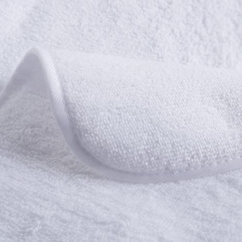 330 GSM Poly Blend Microfiber Shower Wash Cloth Face Towel (6 Count)