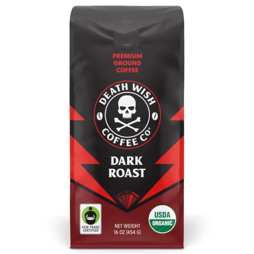 Organic Dark Roast Ground Coffee (16 Ounce)