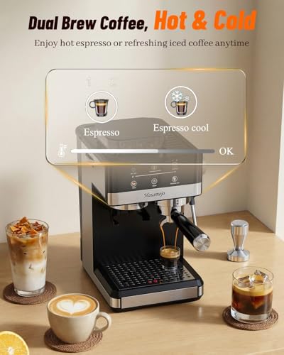 Espresso Machine with Grinder & Milk Frother