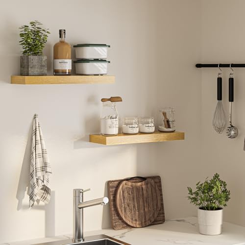 24 Inch Floating Shelves for Wall (2 Count)