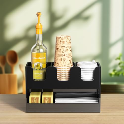 4 Compartment Cup Holder for Countertop