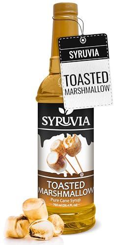 Coffee Syrup Toasted Marshmallow Flavored Syrup for Drinks (25.4 Fl Oz)