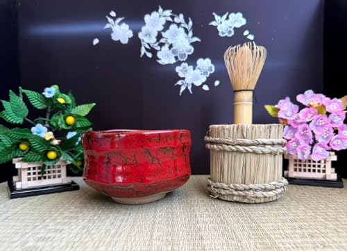 Japanese Traditional Handcrafted Matcha Chawan Tea Bowl Cup Ceremony Tableware Pottery