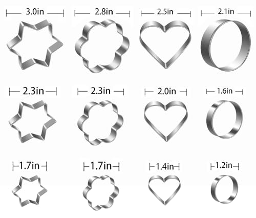 Metal Cookie Cutters Set