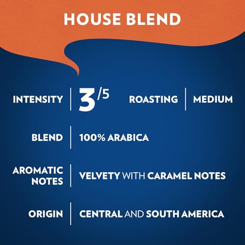 House Blend Perfetto Ground Coffee 6 Bags of 20oz (120 Ounce)