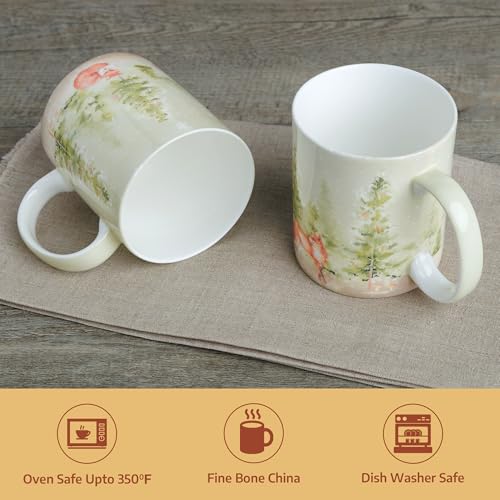 Coffee Mug with Handles Tea Cups (2 Count)