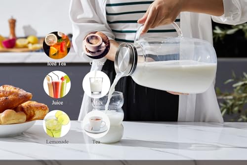 109 Oz Glass Pitcher with Lid