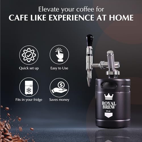 The Original Royal Brew Nitro Cold Brew Coffee Maker