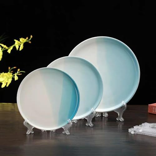 4 Pack 12 Inch Clear Plastic Easels or Stand
