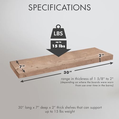 Reclaimed Barnwood Planks (2 Count)