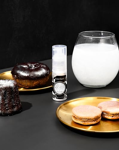 White Edible Glitter Spray for Cakes