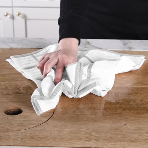 Solid & Coordinate Kitchen Towels (4 Count)