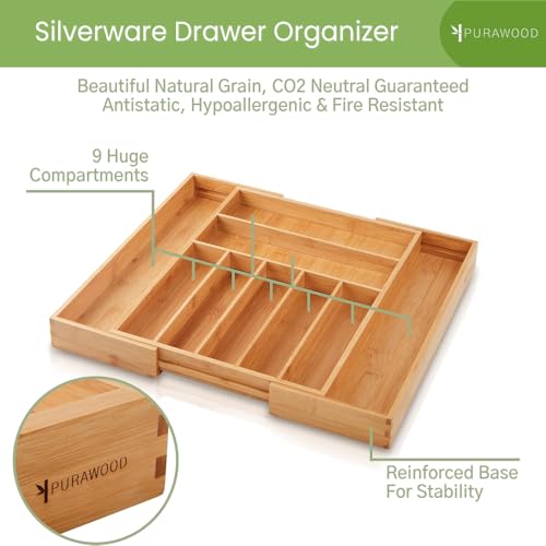 Bamboo Drawer Organizer