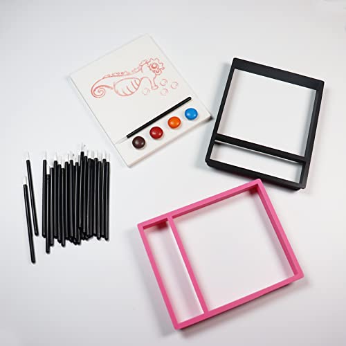 Cookie Cutter and Stencil Bundle Royal Icing Cookies Stencils Paint Your Own Biscuit Bakery Starter Kits Royal Icing Fondant Cutters Birthday Wedding Holiday Cookies Painting Coloring Pages Comb (9 Count)