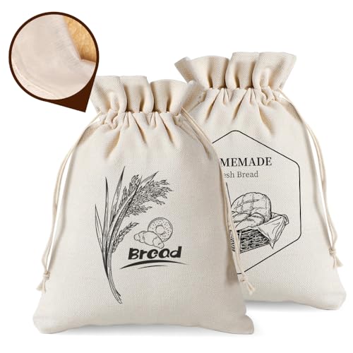 2 Pack of Bread Bags for Homemade Bread (2 Count)