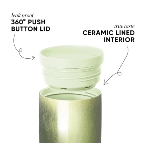 Insulated Travel Coffee Mug 360° Lid