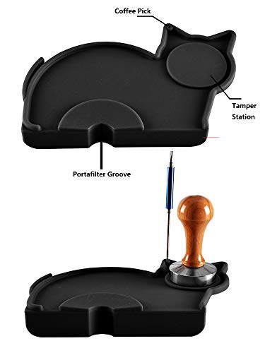Coffee Tamper Mat Silicone Corner Tamping Mat