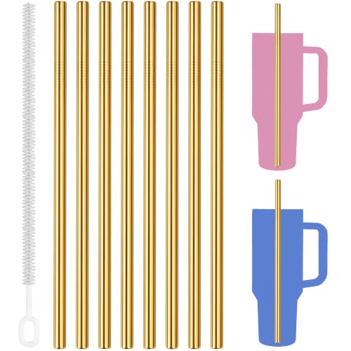 8PCS Stainless Steel Straws Fit for 40oz Stanley Tumblers (8 Count)
