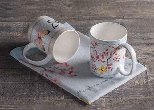 Coffee Mug with Handles Tea Cups (2 Count)